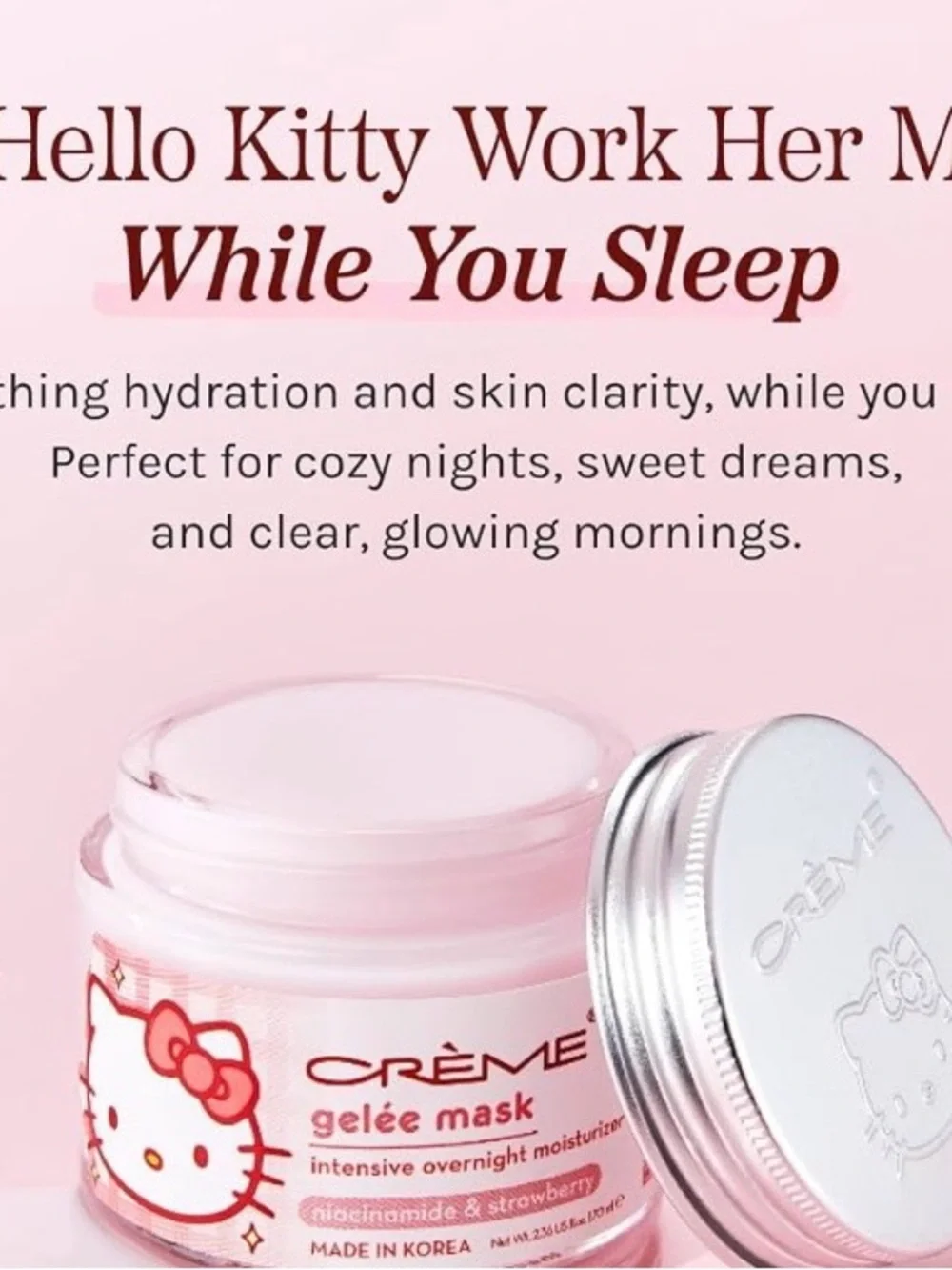 ✨K-Beauty Hello Kitty Gelée Night Mask✨